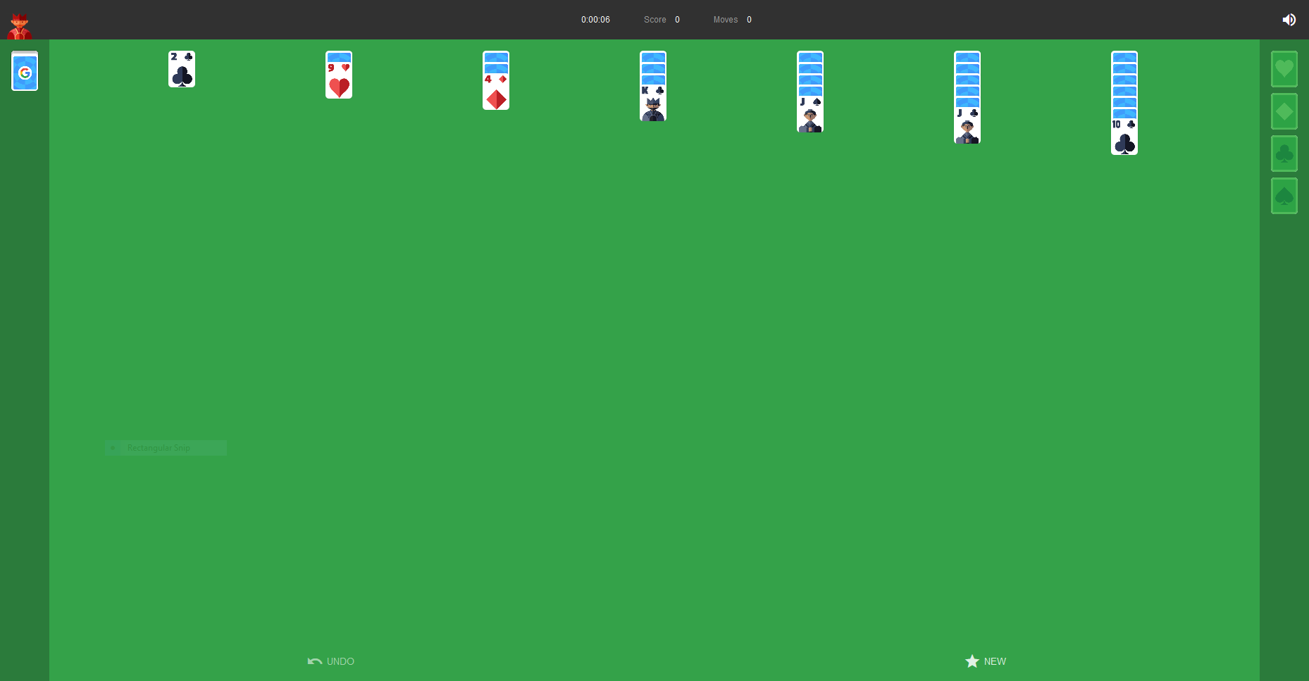 Preview of Google Solitaire